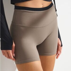 Women's Taupe Bike Shorts & Tank set